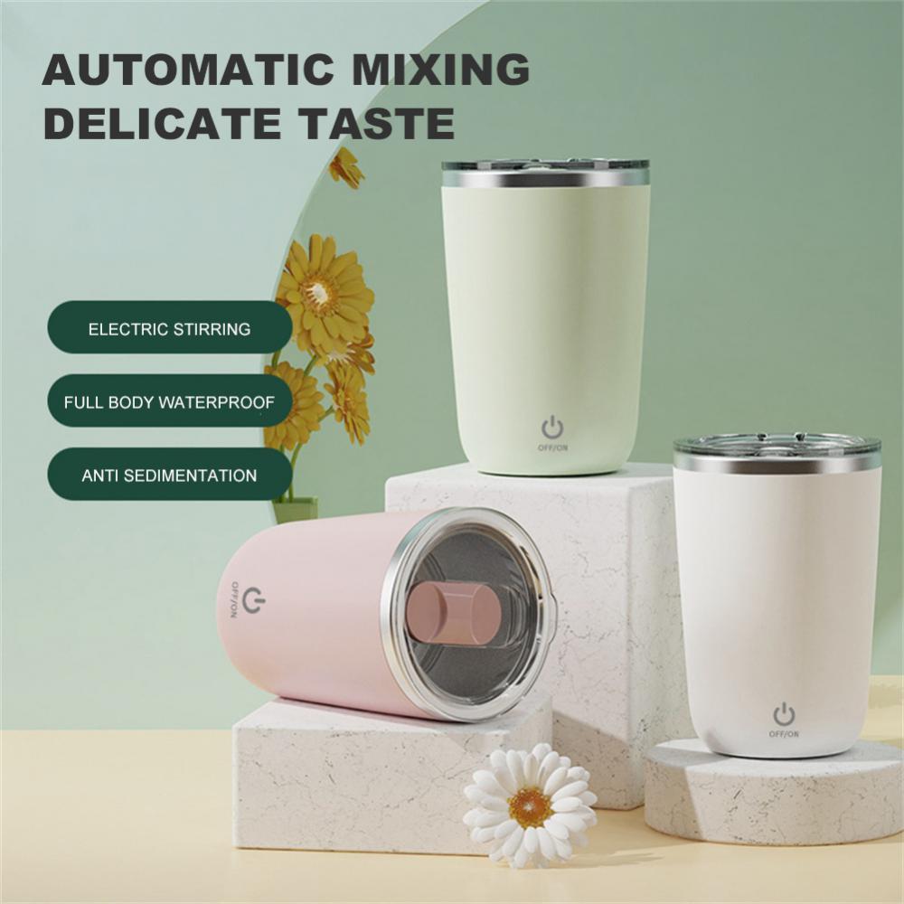 Mugnetic™ Self-Stirring Mug – Rechargeable Magnetic Mixer Cup (350ml)